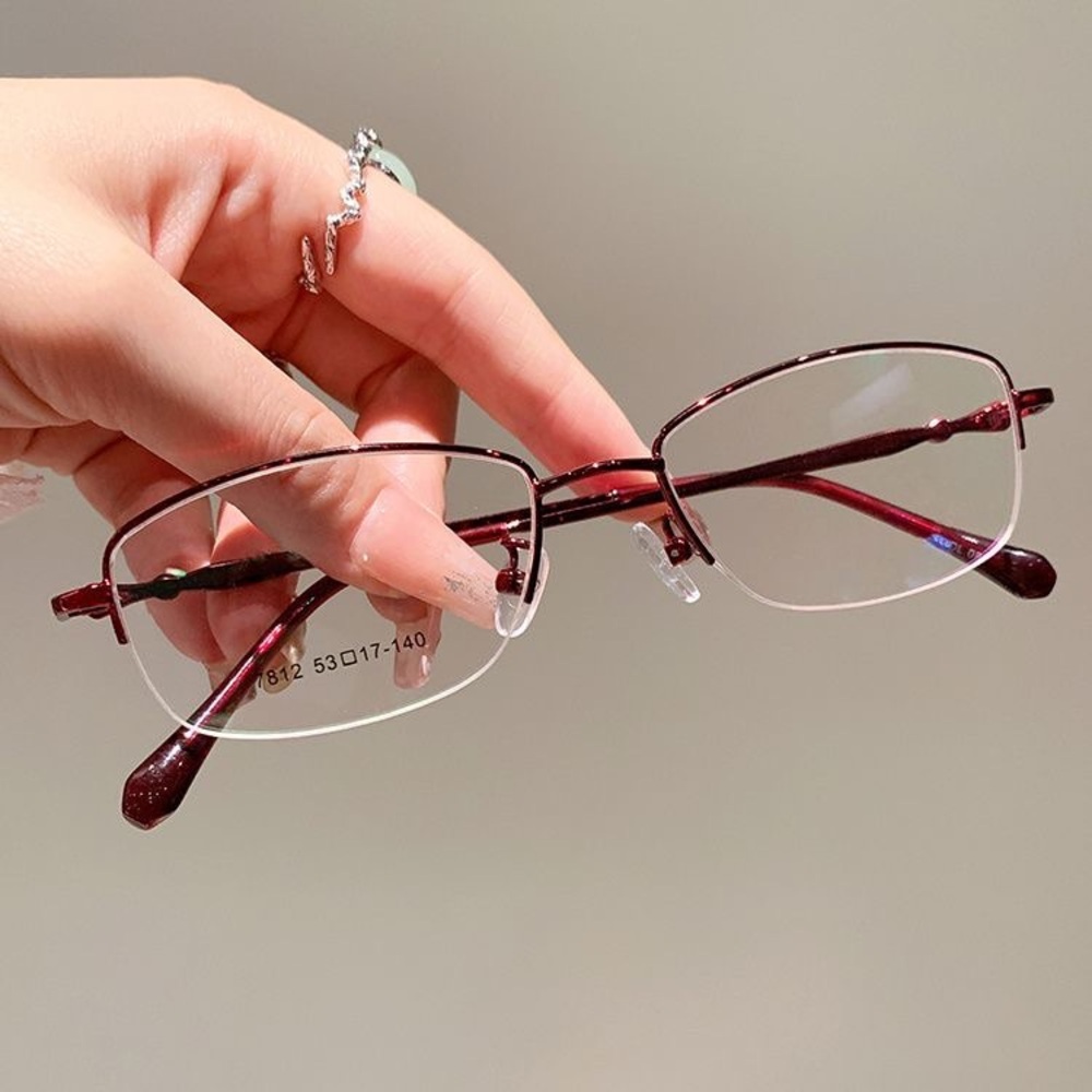 Elegant Burgundy Women's Glasses